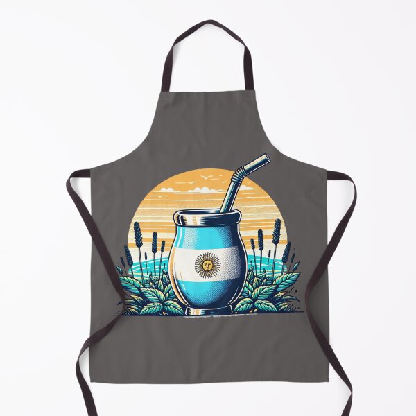 Item preview, Yerba Mate Cup in Argentine Flag Wrap designed and sold by HippieFarms11.
