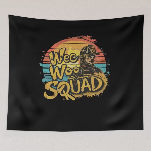 Item preview, Wee Woo Squad Fire Truck Firefighter Vintage  designed and sold by woormle.