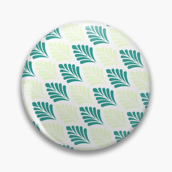 Item preview, Teal & Mint Green Leaves Diagonal White Supreme Templates designed and sold by Alchemy-A-La-G.