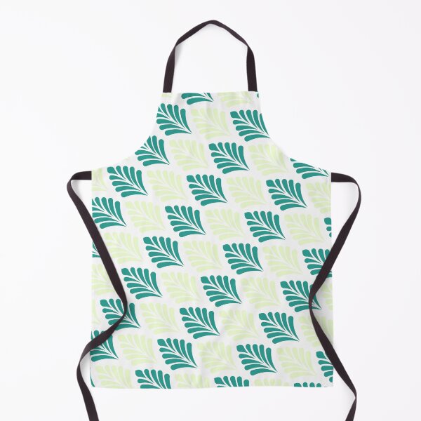 Item preview, Teal & Mint Green Leaves Diagonal White Supreme Templates designed and sold by Alchemy-A-La-G.