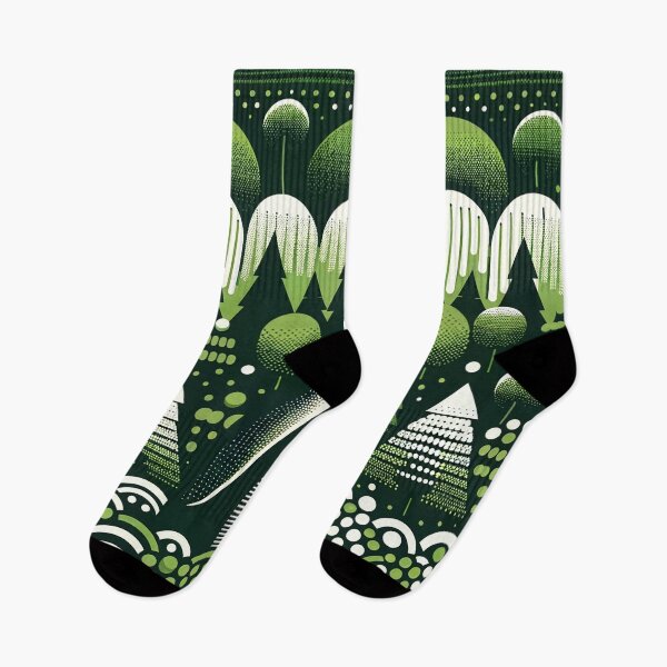 Item preview, Ugly Sweater Style Christmas Penguin In Dark Lime Green Forest  designed and sold by PenguinForests.
