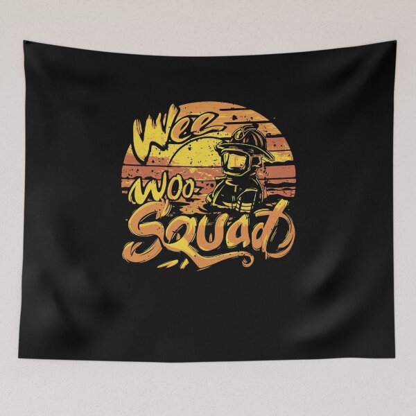 Item preview, Wee Woo Squad Fire Truck Firefighter Vintage  designed and sold by woormle.