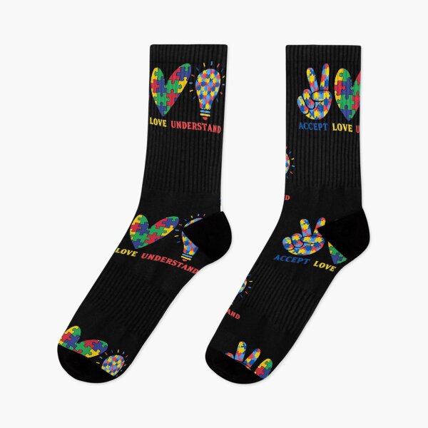 Item preview, Accept Love Understand- Autistic Gril Boy Autism Awareness Month  designed and sold by Smix Pixels.