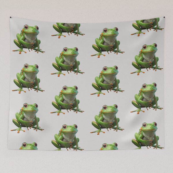 Item preview, Cute Green Frog designed and sold by MargaretFasDes.