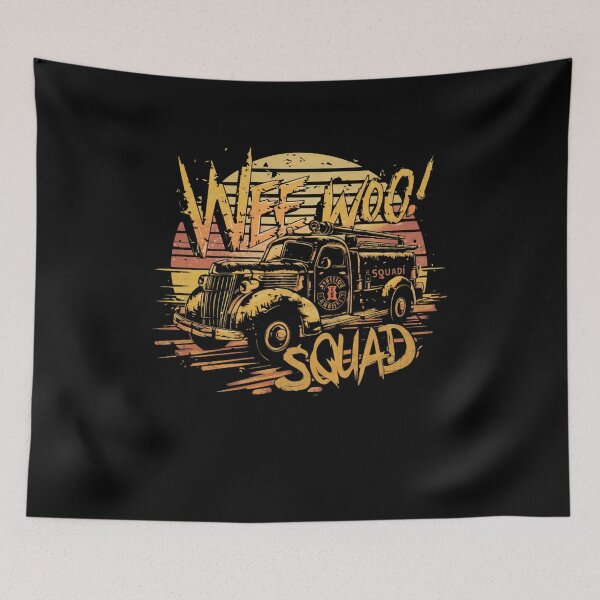 Item preview, Wee Woo Squad Fire Truck Firefighter Vintage  designed and sold by woormle.