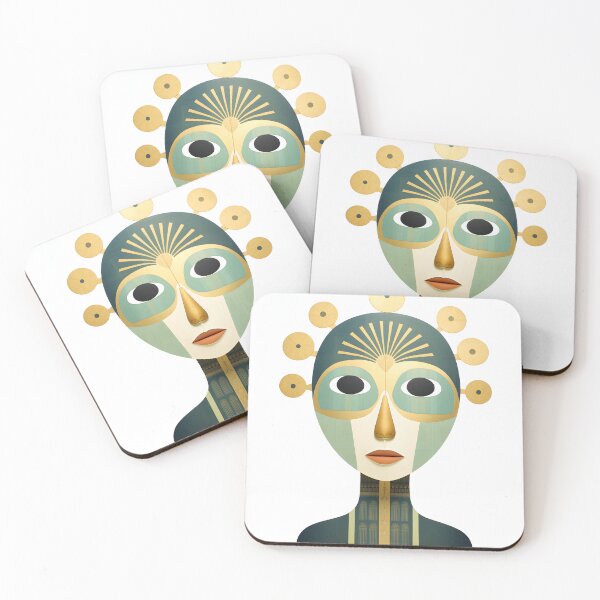 Item preview, Abstract Woman Portrait designed and sold by CoolMantras.