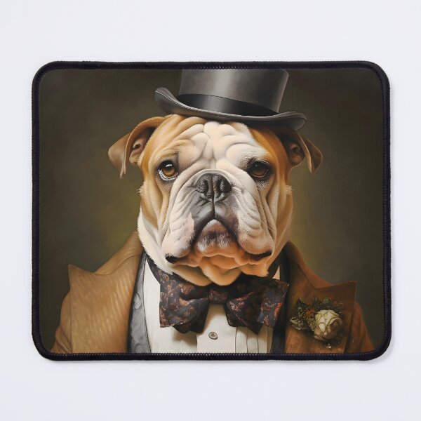 Item preview, English Bulldog Portrait Art designed and sold by ConfettiSkyArt.