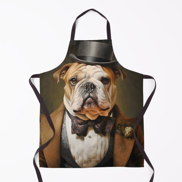 Item preview, English Bulldog Portrait Art designed and sold by ConfettiSkyArt.