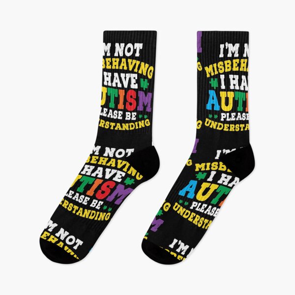 Item preview, I'm Not Misbehaving I Have Autism Please Be Understanding - Autistic Gril Boy Autism Awareness  designed and sold by Smix Pixels.