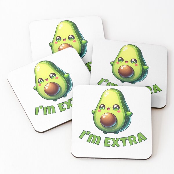 Item preview, Avocado - I'm Extra - Cutie! designed and sold by PenultDesign.