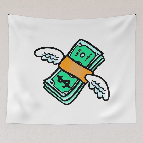 Item preview, Money Flying designed and sold by EastmanRobles.