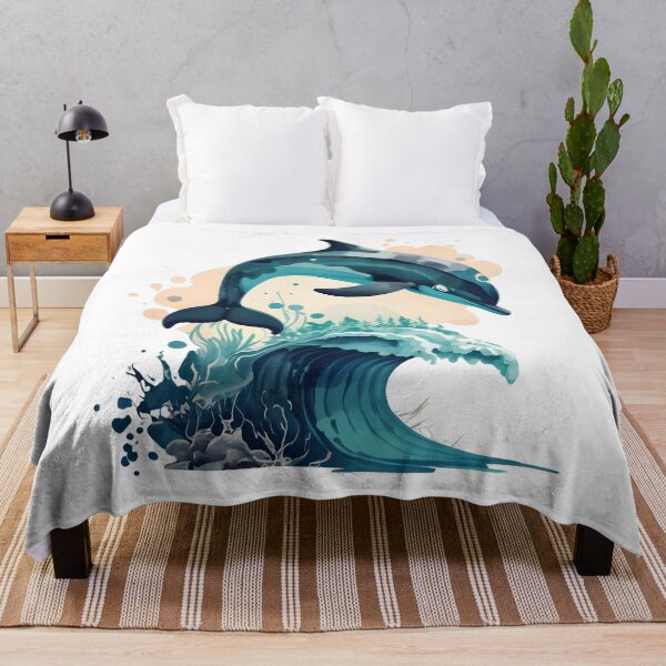Item preview, Dolphin over the wave designed and sold by Ann Miu Deluxe.