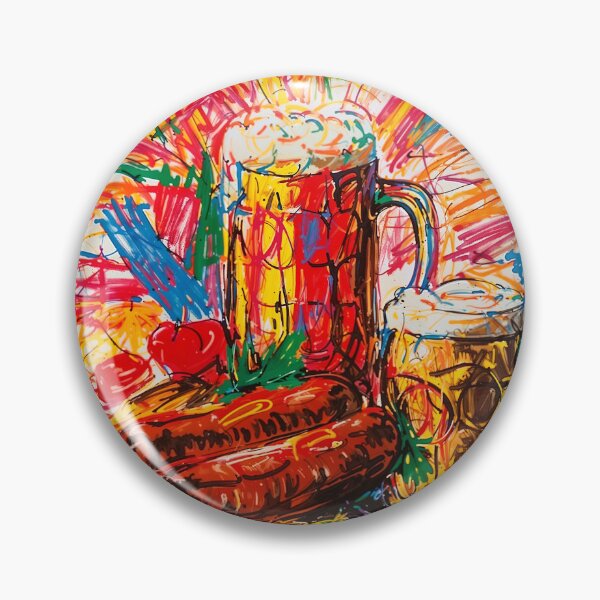 Item preview, Abstract German Artwork - Oktoberfest and Sausage designed and sold by feether-store.