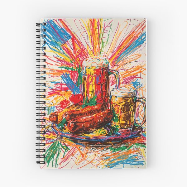 Item preview, Abstract German Artwork - Oktoberfest and Sausage designed and sold by feether-store.