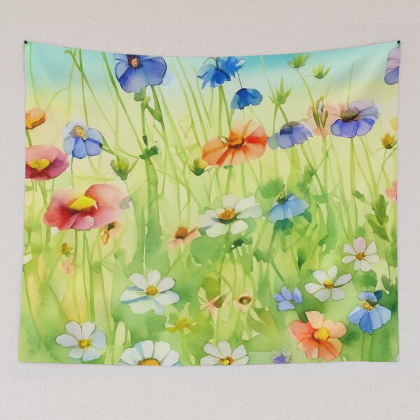 Item preview, Daisies and Wildflowers in Watercolor designed and sold by LianaCreates.