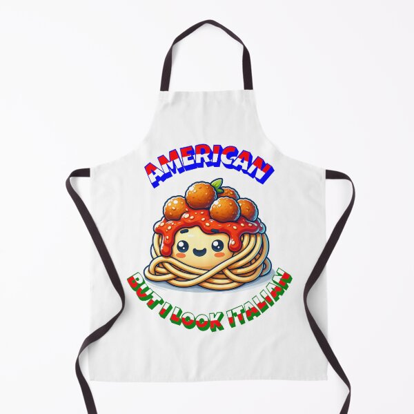Item preview, American, But I Look Italian - Spaghetti and Meatballs - Cutie! designed and sold by PenultDesign.