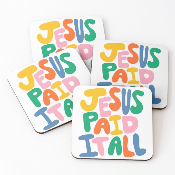 Item preview, jesus paid it all (no outline) designed and sold by Lauren Fox.