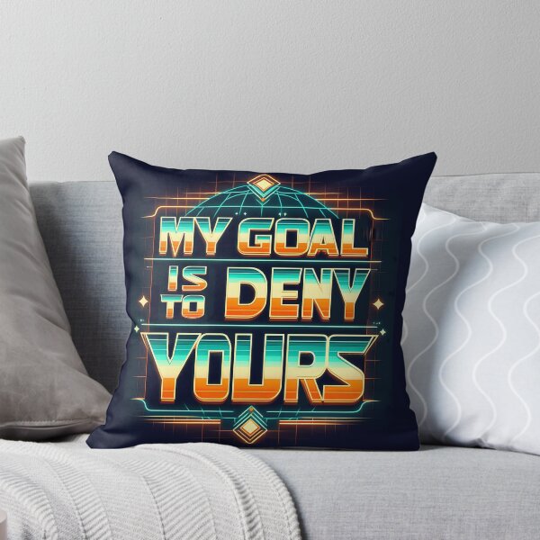 Item preview, My Goal is to Deny Yours, typography, retro designed and sold by maxmaj.