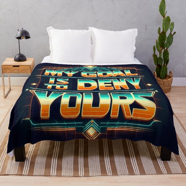 Item preview, My Goal is to Deny Yours, typography, retro designed and sold by maxmaj.