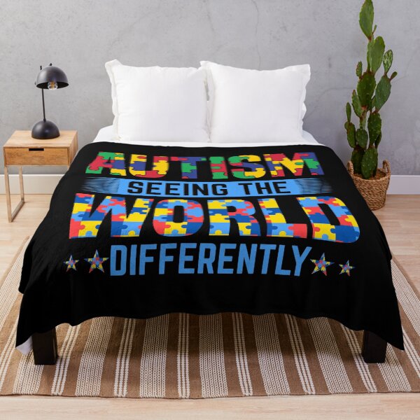 Item preview, Autism Seeing The World Differently - Autistic Gril Boy Autism Awareness designed and sold by Smix Pixels.