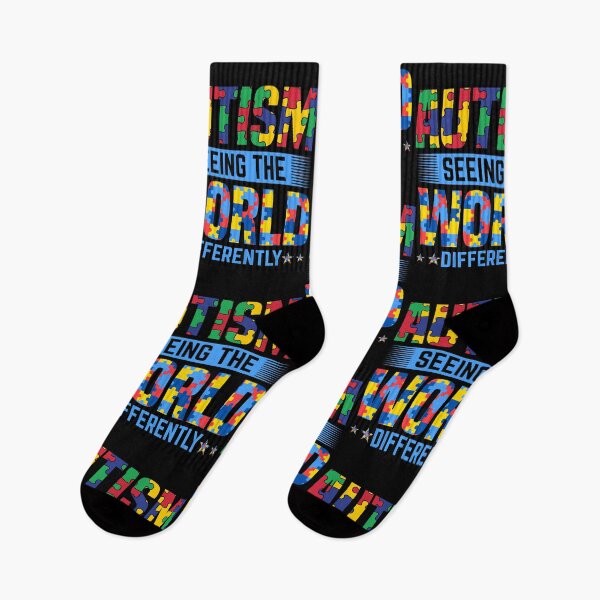 Item preview, Autism Seeing The World Differently - Autistic Gril Boy Autism Awareness  designed and sold by Smix Pixels.