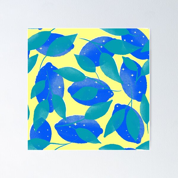 Item preview, Blue Green Yellow Citrus and Sprigs designed and sold by accountingann.