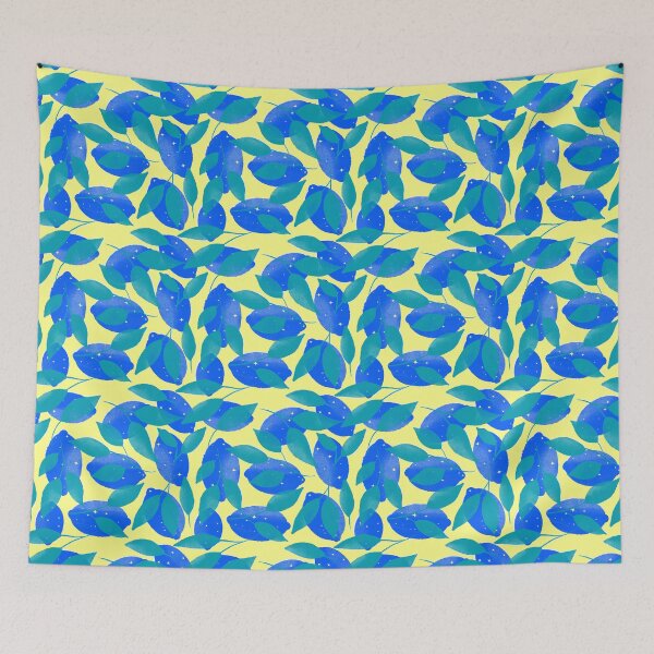 Item preview, Blue Green Yellow Citrus and Sprigs designed and sold by accountingann.