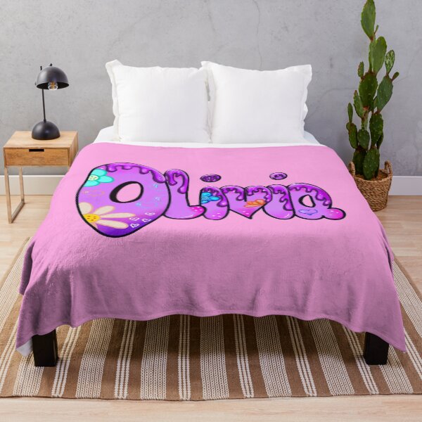Item preview, Top 10 best personalised gifts - purple personalised, personalized name with pattern - custom name. Olivia designed and sold by Artonmytee.
