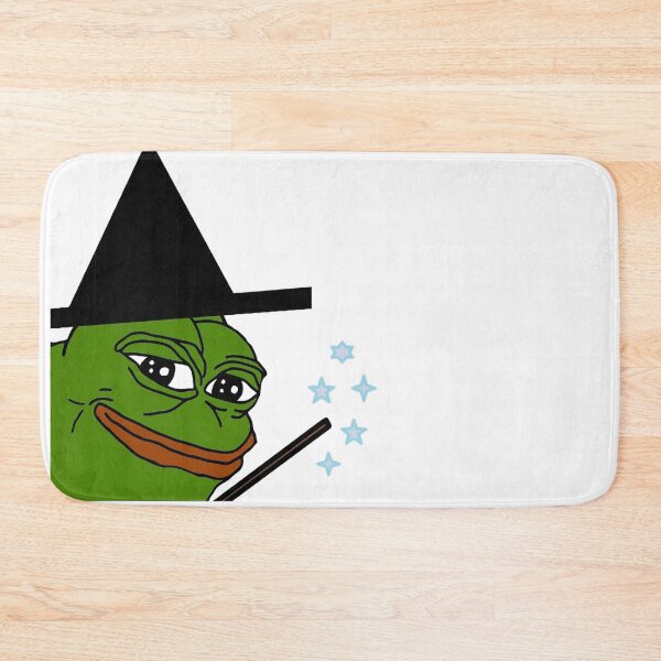 Item preview, Pepe MonkaS: The magical frog in the magical hat designed and sold by mr-meme.
