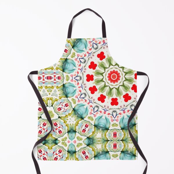 Item preview, Hippie flowers and hearts, abstract design. Vibrant colors on light background. designed and sold by Grygiel23.