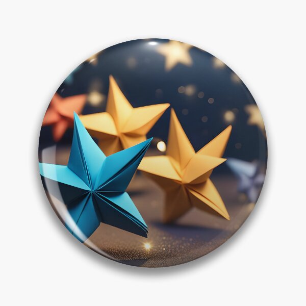 Item preview, Origami Art - Midnight Symphony: A Dance of Shooting Stars designed and sold by ArtfulFolds.