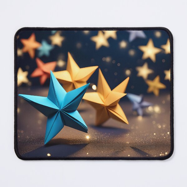 Item preview, Origami Art - Midnight Symphony: A Dance of Shooting Stars designed and sold by ArtfulFolds.