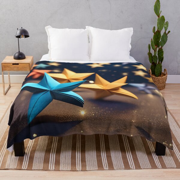 Item preview, Origami Art - Midnight Symphony: A Dance of Shooting Stars designed and sold by ArtfulFolds.