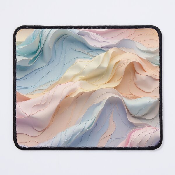 Item preview, Whispers of Colour Delicate Pastel Fabric Undulations designed and sold by ArtComixHaven.