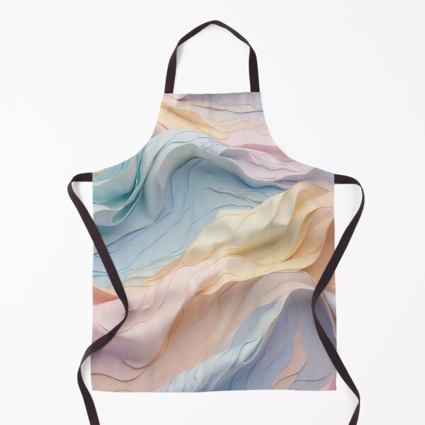 Item preview, Whispers of Colour Delicate Pastel Fabric Undulations designed and sold by ArtComixHaven.