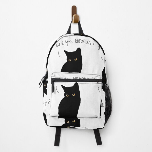 Item preview, Luna the black cat - Are you serious? designed and sold by Oqueartecura.