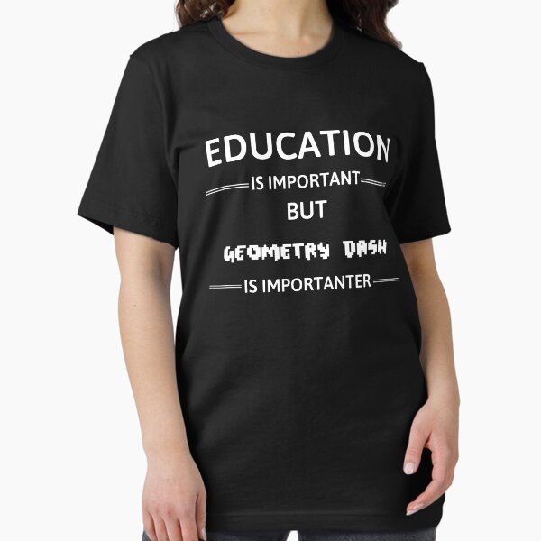 Aperçu de l'œuvre Geometry Dash - L'éducation est importante mais Geometry Dash est plus important créée et vendue par kerabat.
