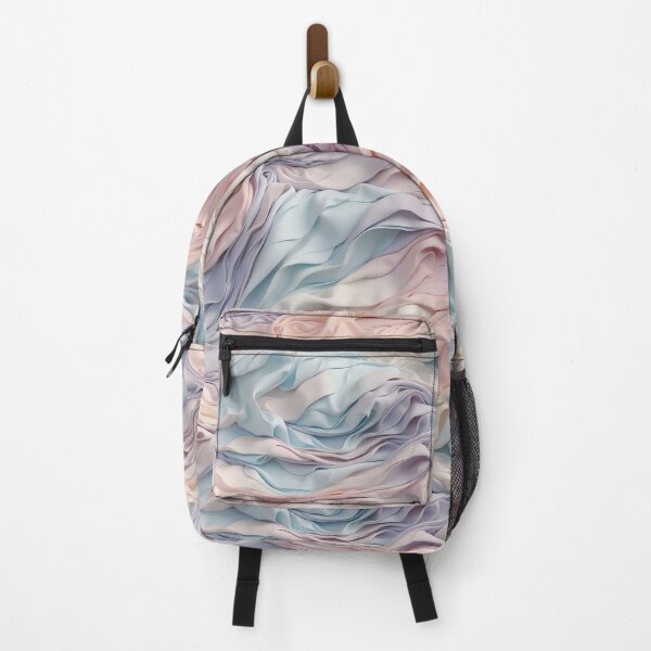 Item preview, Serene Pastel Waves: Fluid Elegance in Textile Art designed and sold by ArtComixHaven.