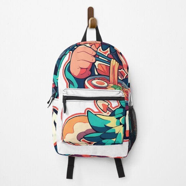 Item preview, Cute Manga Boy With Headphones Eating Noodles designed and sold by StickySparkle.