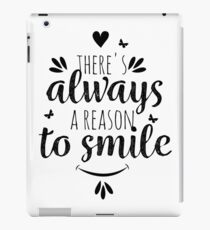 Always Smile Typo z003 iPad Case/Skin