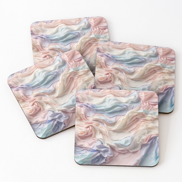 Item preview, Whispers of Pastel Silk: Gentle Waves of Serenity designed and sold by ArtComixHaven.