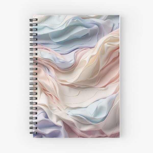 Item preview, Whispers of Pastel Silk: Gentle Waves of Serenity designed and sold by ArtComixHaven.