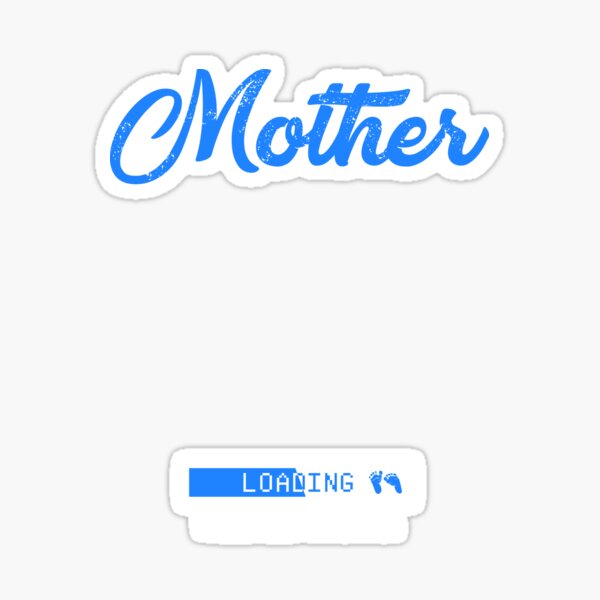 Item preview,  Mother Loading Please Wait Shirt Baby Boy Coming Gear in Blue Screen reader support enabled. designed and sold by DynamicDesign.