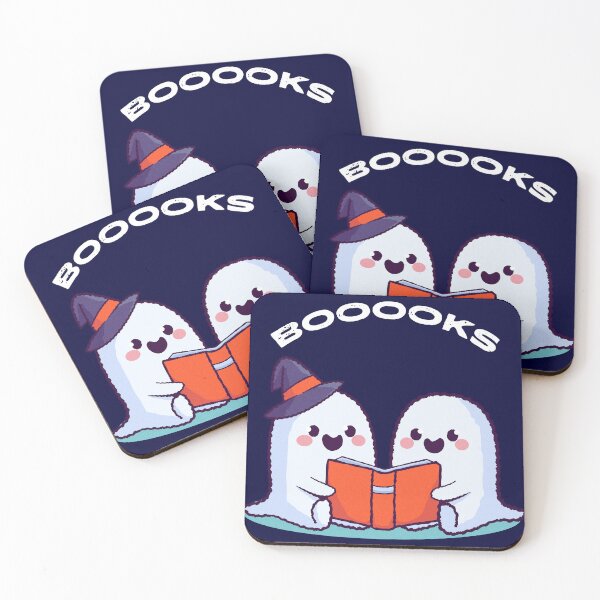 Item preview, Cute Ghostly Bookworms Tee: BOOOOKS for Halloween designed and sold by JacontaII.
