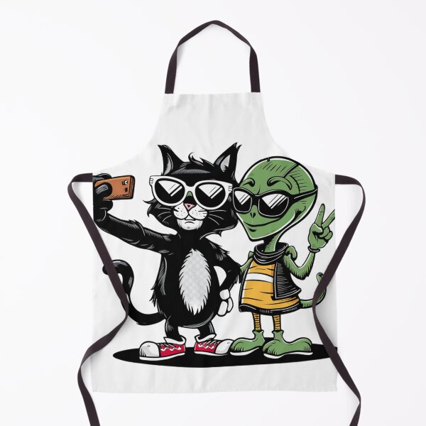 Item preview, Cat and alien - best space friend ever! designed and sold by Micjr.