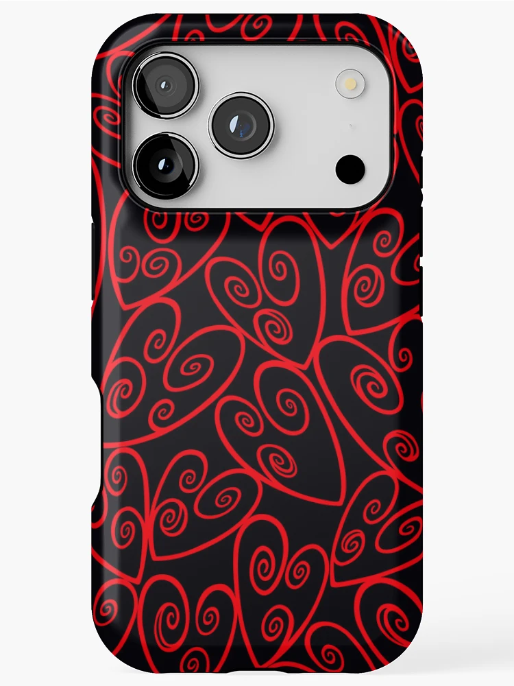 Thumbnail 1 of 4, iPhone Case, Heart Looped Pattern designed and sold by RodSavely.