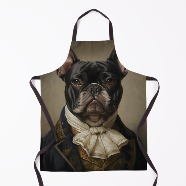 Item preview, Renaissance French Bull Dog Portrait Art designed and sold by ConfettiSkyArt.