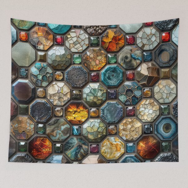 Item preview, Hexagon And Squares designed and sold by JPugliese.