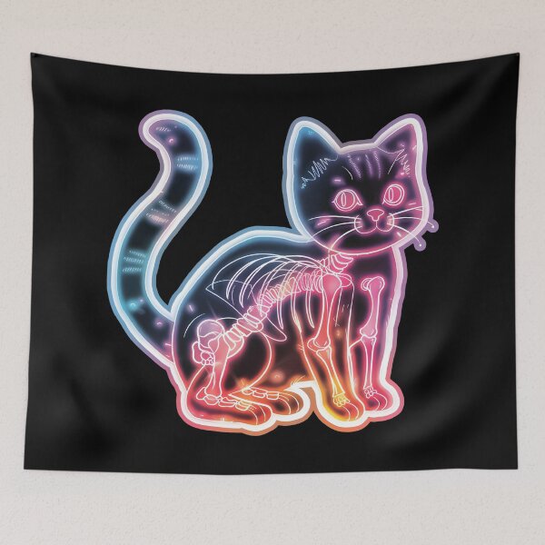 Item preview, Cat Scan Radiology Funny Neon Kitty Xray designed and sold by Leonardo Palumbo.