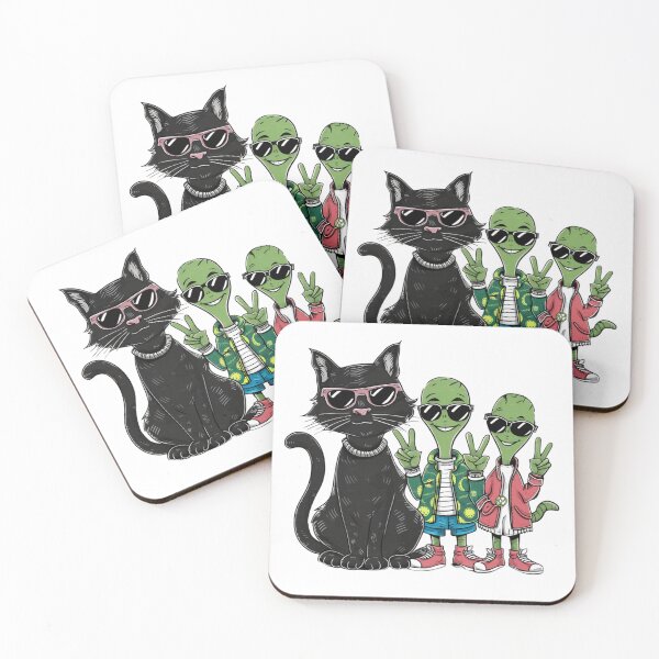 Item preview, Cat and alien - best space friend ever! designed and sold by Micjr.